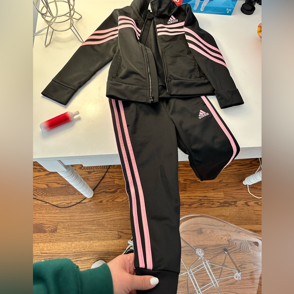 Girls adidas tracksuit